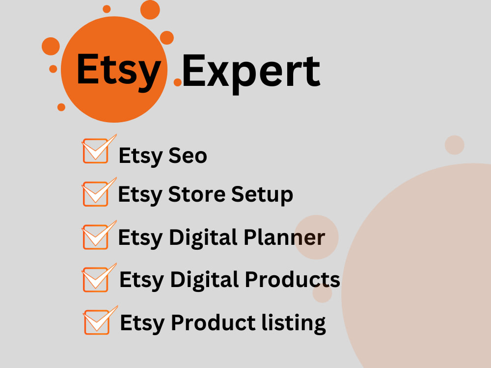 Etsy Shop Setup Service | Branding, SEO, Banner Design, Product Listings in Seattle
