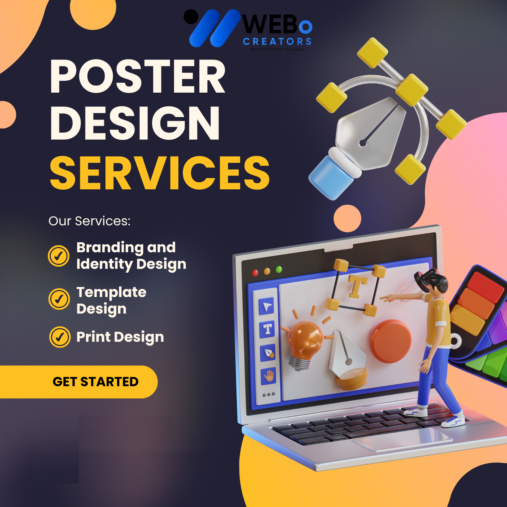 Poster Design Service | Get Powerful Advertising Poster in Seattle for Business and Events