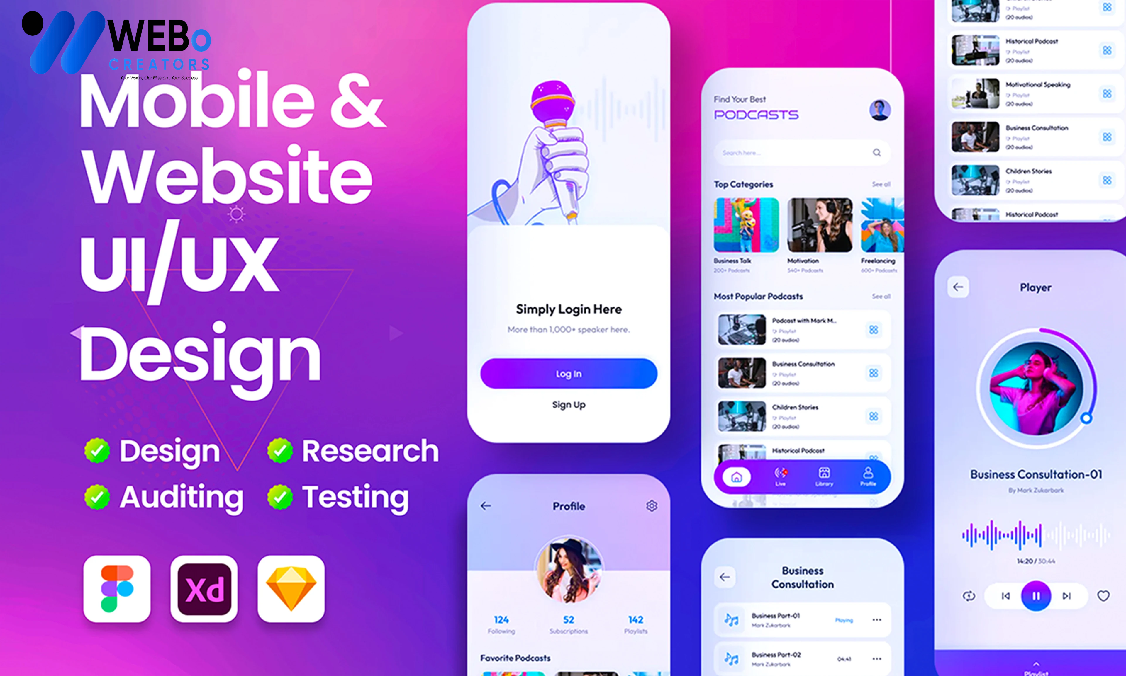 Flutter App UI/UX Design | Beautiful Flutter Interface Design in Seattle